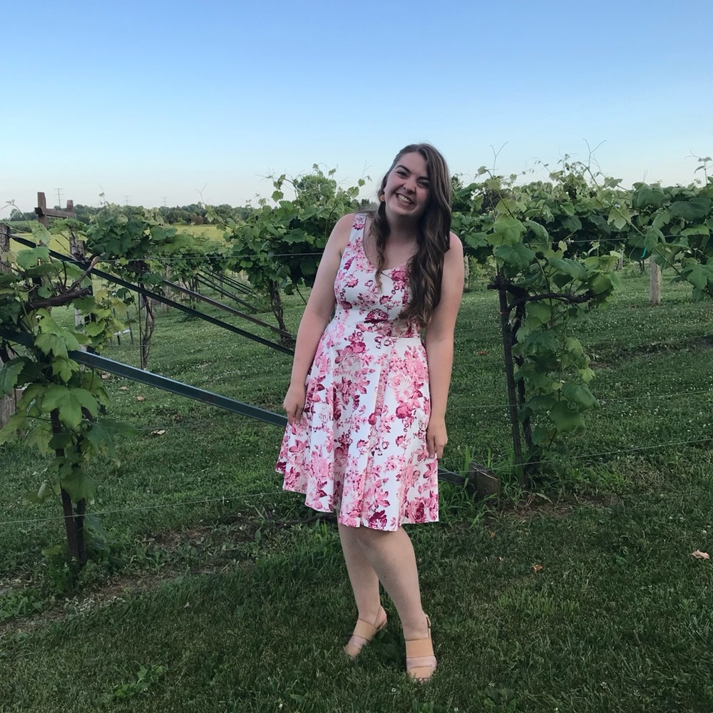 Hearts and Roses Vintage-style Fit and Flare Dress